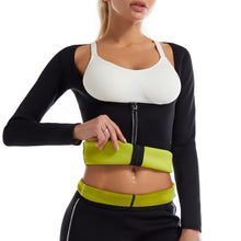 Load image into Gallery viewer, Women Neoprene Weight Loss Top Hot Sweat Workout Long Sleeve Body Shaper