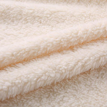 Load image into Gallery viewer, Women's Three Piece Sexy Fluffy Sets Velvet Plush Hooded Cardigan Coat+Shorts+Crop Top