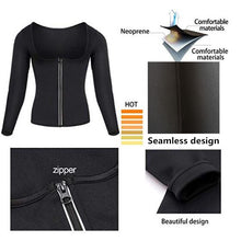 Load image into Gallery viewer, Women Neoprene Weight Loss Top Hot Sweat Workout Long Sleeve Body Shaper