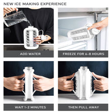 Load image into Gallery viewer, 2 In 1 Portable Creative Ice Bottle Cubic Container DIY Ice Cube Round Tray Mold