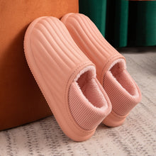 Load image into Gallery viewer, Heel Waterproof Cotton Slippers