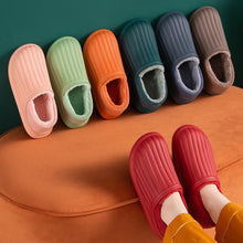 Load image into Gallery viewer, Heel Waterproof Cotton Slippers