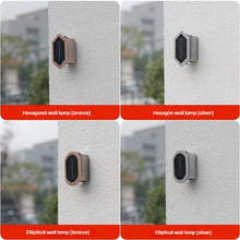 Load image into Gallery viewer, Waterproof Outdoor Hexagonal Solar Wall Light Up Down LED Lamp