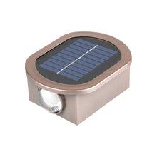 Load image into Gallery viewer, Waterproof Outdoor Hexagonal Solar Wall Light Up Down LED Lamp