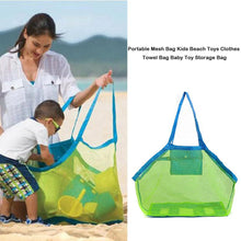 Load image into Gallery viewer, Portable Mesh Bag Kids Beach Toys Clothes Towel Package