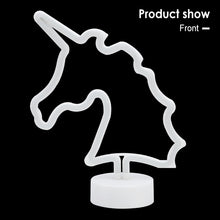 Load image into Gallery viewer, Neon Sign USB LED Decoration Unicorn Flamingo Lamp