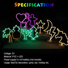 Load image into Gallery viewer, Neon Sign USB LED Decoration Unicorn Flamingo Lamp