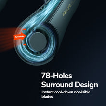 Load image into Gallery viewer, Mini Neck Fan Portable Bladeless USB Rechargeable Mute Sports Fans