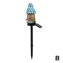 Load image into Gallery viewer, Resin House Solar Lamp