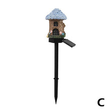 Load image into Gallery viewer, Resin House Solar Lamp