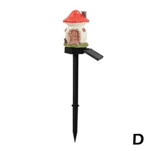 Load image into Gallery viewer, Resin House Solar Lamp