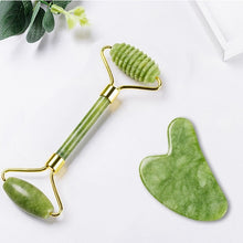 Load image into Gallery viewer, Natural Face Massager Guasha Roller Scraper Facial Skin Care Tools
