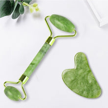 Load image into Gallery viewer, Natural Face Massager Guasha Roller Scraper Facial Skin Care Tools