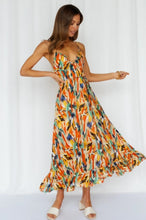 Load image into Gallery viewer, Sleeveless Colorful Bohemian Beach Dress
