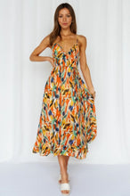 Load image into Gallery viewer, Sleeveless Colorful Bohemian Beach Dress