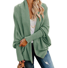 Load image into Gallery viewer, Womens Cardigan Sweaters Oversized Open Front Batwing Chunky Knit Outwear