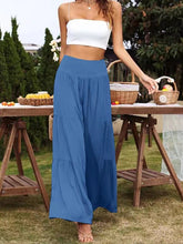 Load image into Gallery viewer, Women's Casual Wide Waistband Wide Leg Pants