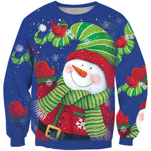 Load image into Gallery viewer, Unisex Christmas Snowman Sweatshirt