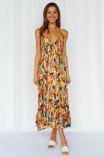 Load image into Gallery viewer, Sleeveless Colorful Bohemian Beach Dress