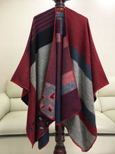 Load image into Gallery viewer, Winter Warm Lady Scarf Fashion Capes