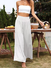 Load image into Gallery viewer, Women's Casual Wide Waistband Wide Leg Pants