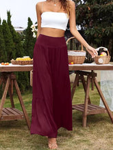 Load image into Gallery viewer, Women's Casual Wide Waistband Wide Leg Pants