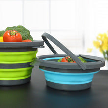 Load image into Gallery viewer, Collapsible Multi-use Portable Cleaning Fishing Camping Silicone Bucket