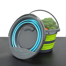 Load image into Gallery viewer, Collapsible Multi-use Portable Cleaning Fishing Camping Silicone Bucket