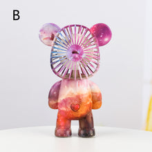Load image into Gallery viewer, Cartoon Bear Mini USB Rechargeable Fan