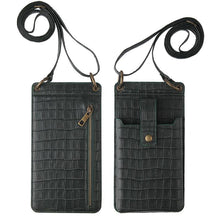Load image into Gallery viewer, PU Leather Women Crossbody Phone Bag Wallet with Strap Card Slots