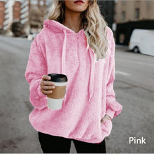 Load image into Gallery viewer, Women’s Plush Teddy Hoodie with Zipper