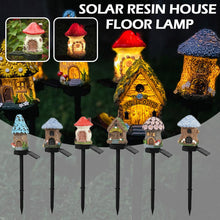Load image into Gallery viewer, Resin House Solar Lamp