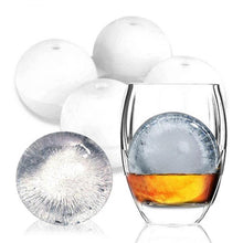 Load image into Gallery viewer, 4 Cavity Ice Cubes Maker Form For Ice Ball Ice Molds Flexible Silicone Whiskey Cocktail
