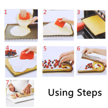 Load image into Gallery viewer, Multi-functional Silicone Baking Pad Swiss Roll Baking Mold