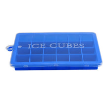 Load image into Gallery viewer, Silicone Ice Cube Maker Trays with Lids for Freezer Icecream Cold Drinks