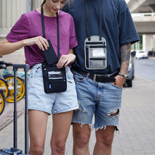 Load image into Gallery viewer, Travel Neck Wallet Card Mobile Phone Bag
