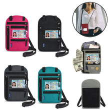 Load image into Gallery viewer, Travel Neck Wallet Card Mobile Phone Bag