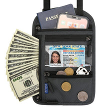 Load image into Gallery viewer, Travel Neck Wallet Card Mobile Phone Bag