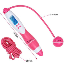 Load image into Gallery viewer, Digital LCD Jump Jumping Skipping Rope Calorie Count Counter Timer Fitness