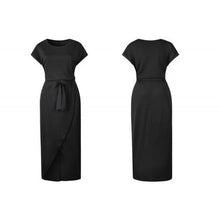 Load image into Gallery viewer, Women's Summer New Solid Color Anti-Sleeve Blouse Tied Dress