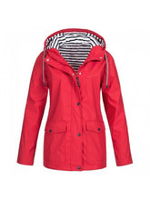 Load image into Gallery viewer, Women Fashion Outdoor Waterproof Raincoat Jacket