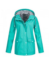 Load image into Gallery viewer, Women Fashion Outdoor Waterproof Raincoat Jacket