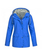 Load image into Gallery viewer, Women Fashion Outdoor Waterproof Raincoat Jacket