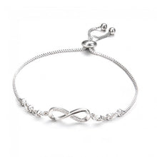 Load image into Gallery viewer, Infinity Rhinestone Bracelet