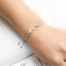 Load image into Gallery viewer, Infinity Rhinestone Bracelet