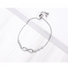 Load image into Gallery viewer, Infinity Rhinestone Bracelet