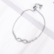 Load image into Gallery viewer, Infinity Rhinestone Bracelet