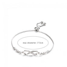 Load image into Gallery viewer, Infinity Rhinestone Bracelet