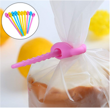 Load image into Gallery viewer, 10Pcs Multi-use Food Grade Silicone Bag Clip Ties Management Zip Food Saver