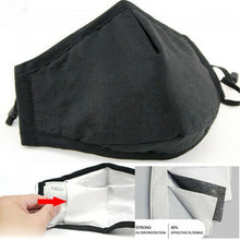 Load image into Gallery viewer, Cotton Face Mask Can Put Filter In